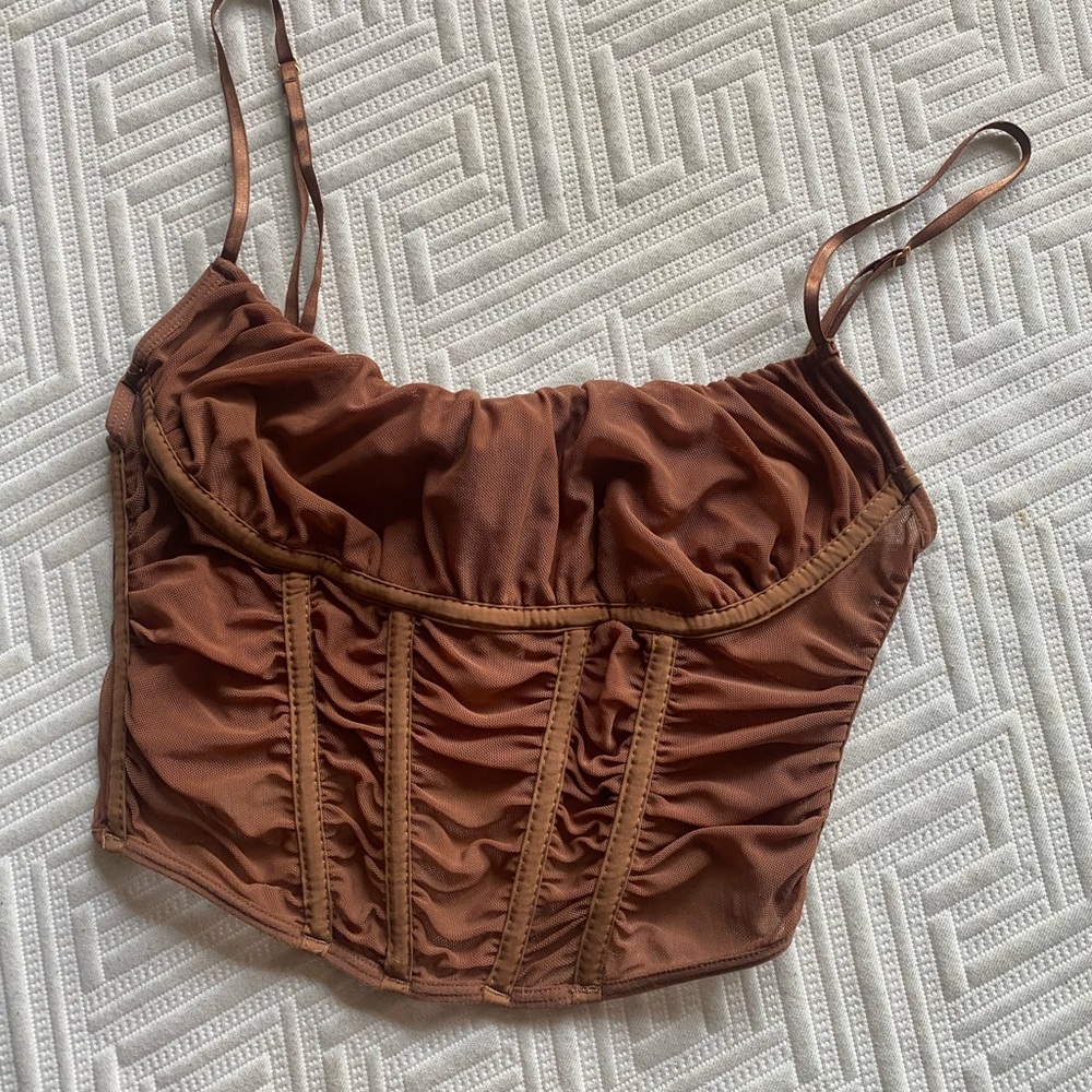 Brown corset